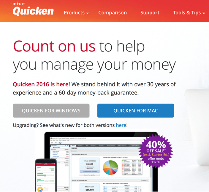 difference between quicken for mac and windows